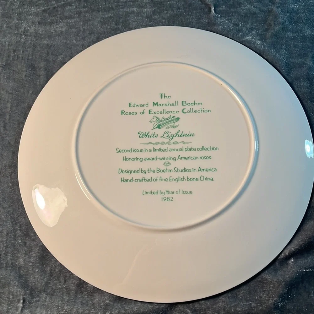 VTG Boehm Roses white Lightning 1982 - Picture 2 of 3